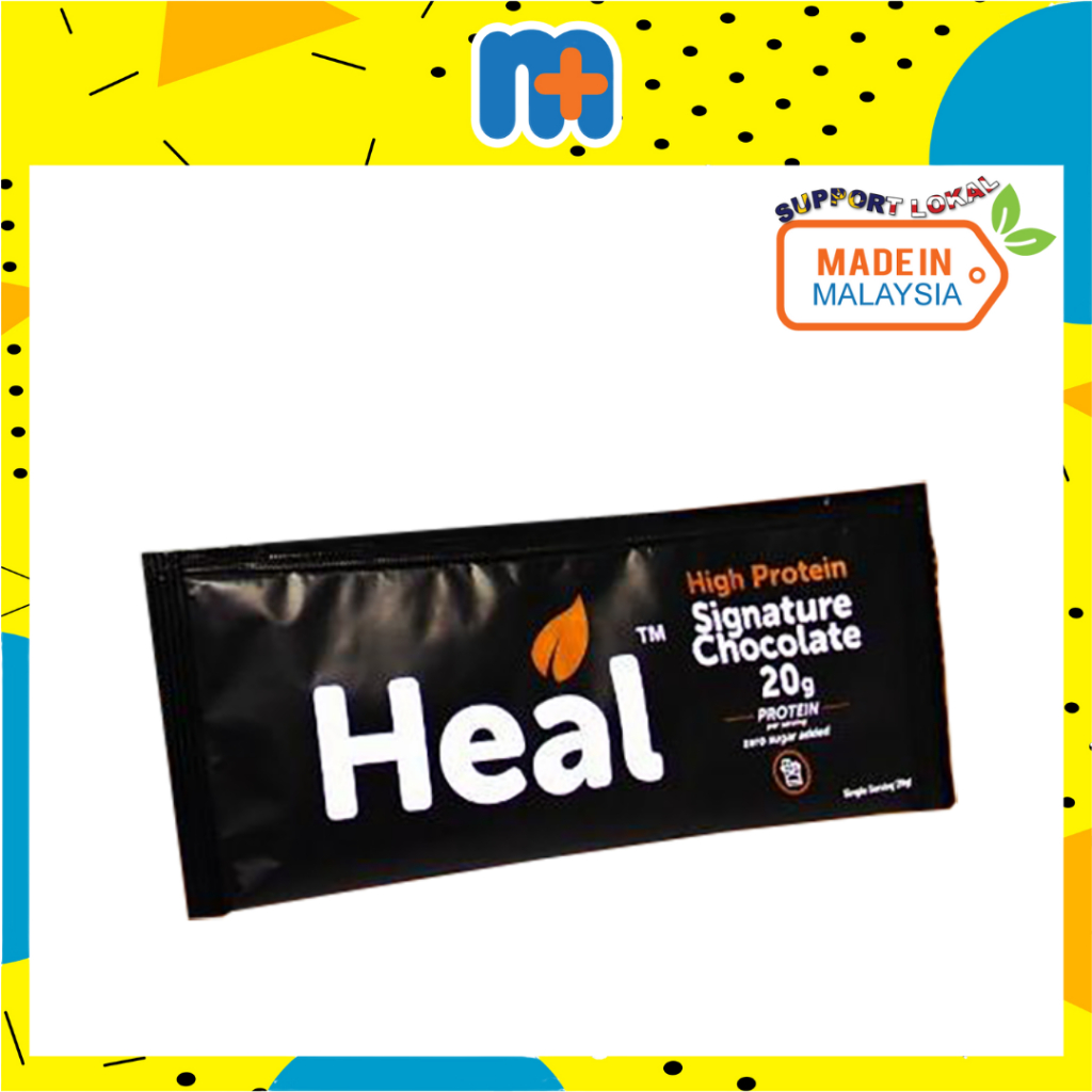[MPLUS] HEAL High Protein Signature Chocolate Sachet 39g | Shopee Malaysia