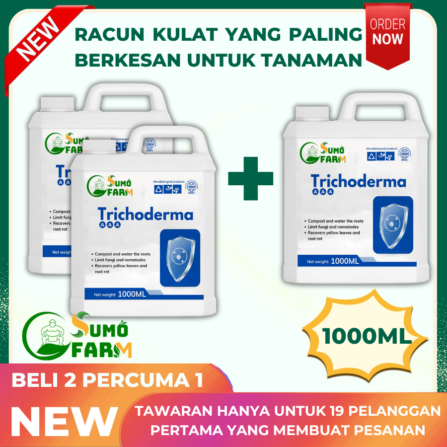 TRICHODERMA 1000ML - BUY 2 GET 1 FREE - MENCEGAH KULAT DARIPADA ...