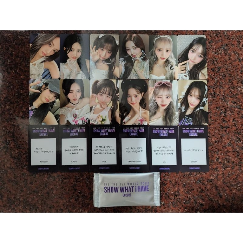 IVE Show What I Have Encore Photocard Random Trading Card Pack PC