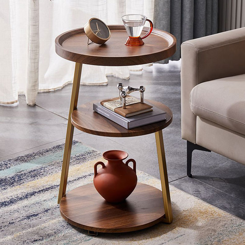 Small Apartment Living Room Home Side Table B & B Sofa Side Cabinet ... image.