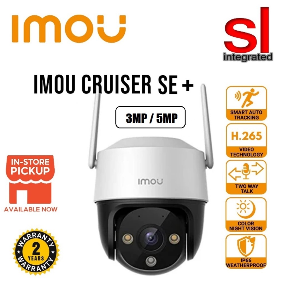 IMOU Cruiser SE+ ( 3MP / 4MP / 5MP ) HOME SECURITY IPCAM | Shopee Malaysia