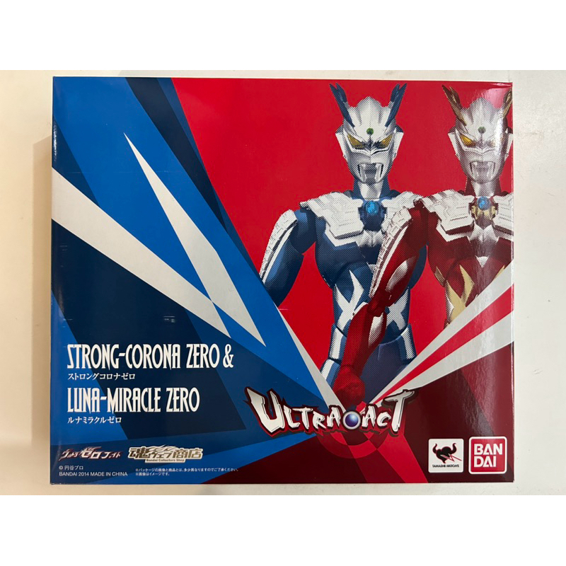 Bandai UltraAct ultraman Strong Corona Zero & Lyna Miracle Zero