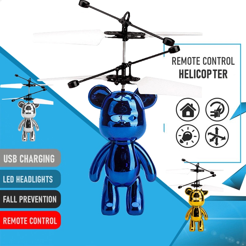 Violent Bear Remote Control Aircraft Smart Induction Toy Birthday Gift ...