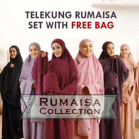 TELEKUNG SOLAT RUMAISA IRONLESS - BEST FOR UMRAH DAN TRAVEL WITH FREE ...