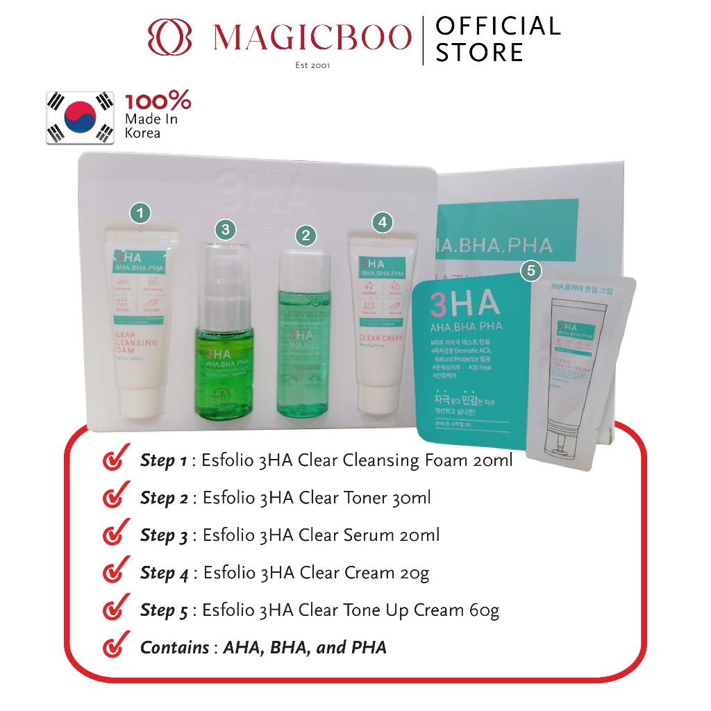 Magicboo Esfolio 3HA Clear Miniature Set | Shopee Malaysia