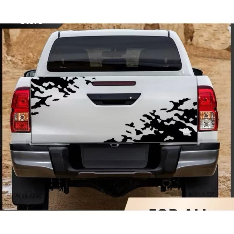 (Ready Stock) S1483 Car Universal Tail Sticker For Toyota Hilux Isuzu