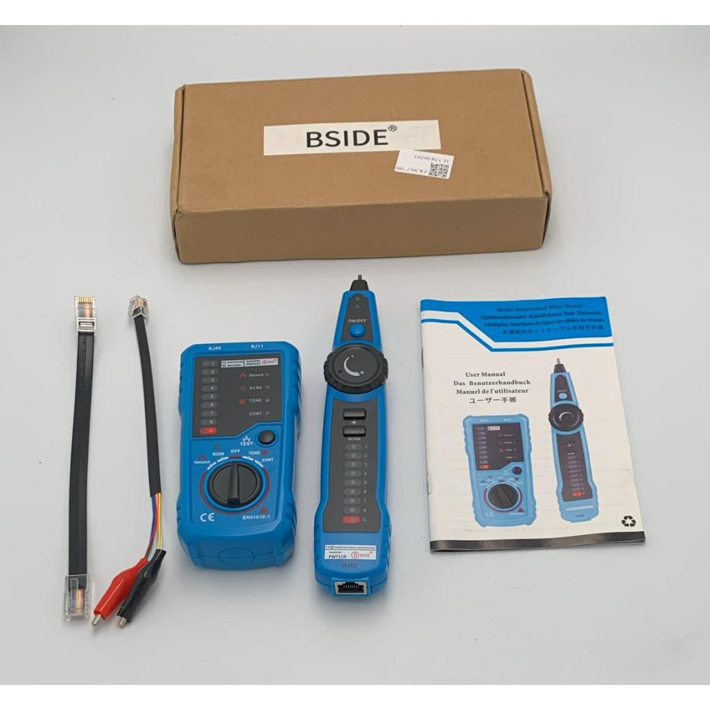 BSIDE FWT11 Multi-functional RJ45 RJ11 Network Wire Tracker Tester ...