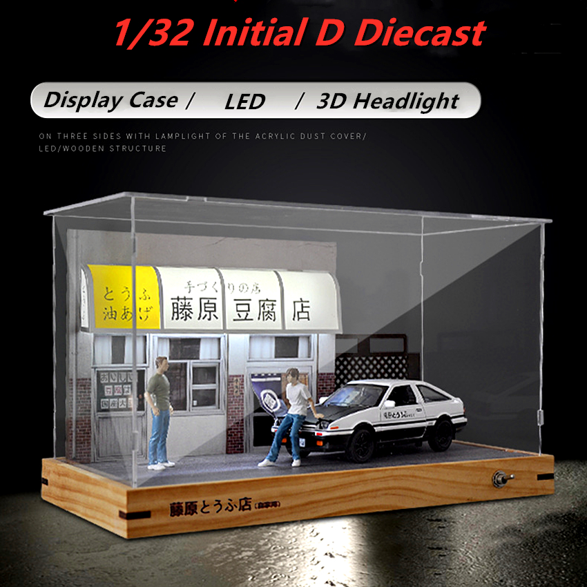 1/32 Scale Initial D Fujiwara Tofu Shop Toyota AE86 Alloy Diecasts Car ...