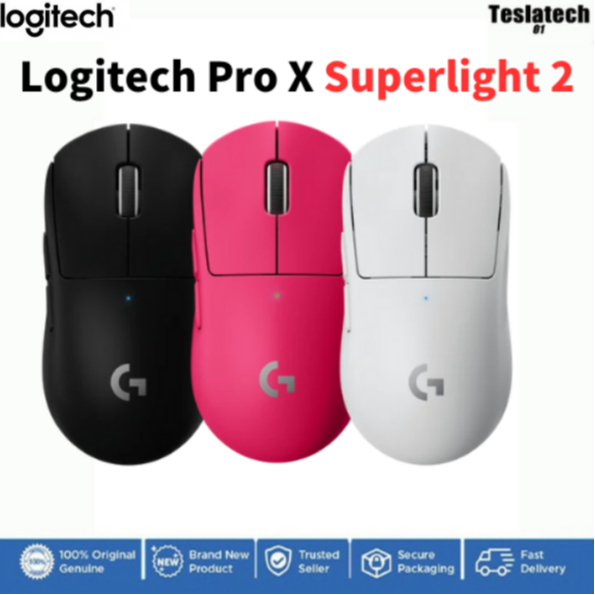 Logitech Pro X Superlight 2 Wireless Gaming Mouse, 4K Polling