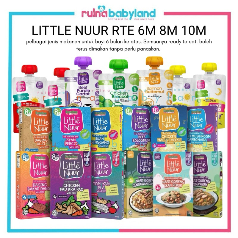 LITTLE NUUR RTE BABY FOOD EATALIAN PASTA - 6M 8M 10M | Shopee Malaysia