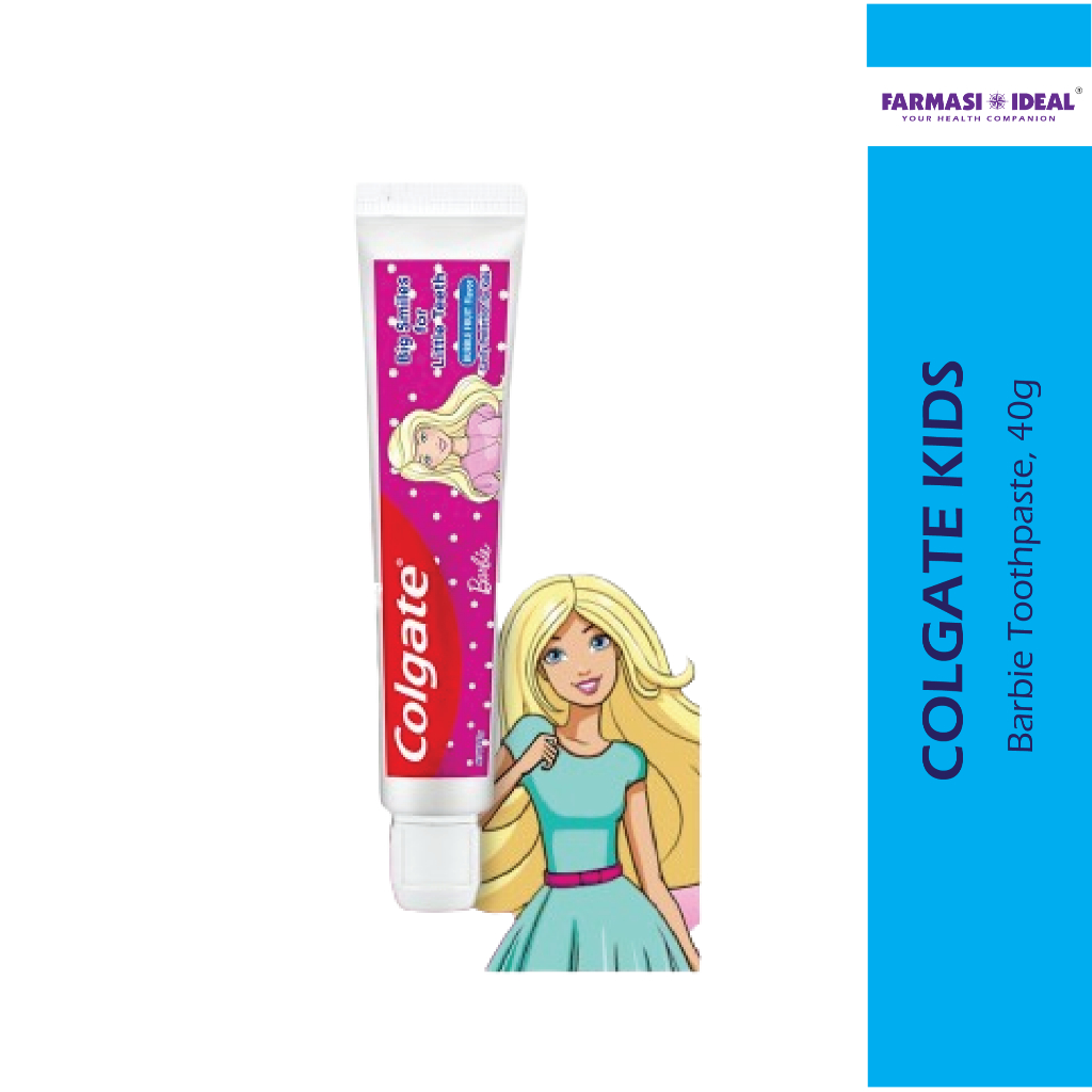 Colgate Kids Barbie Toothpaste (40g) | Shopee Malaysia