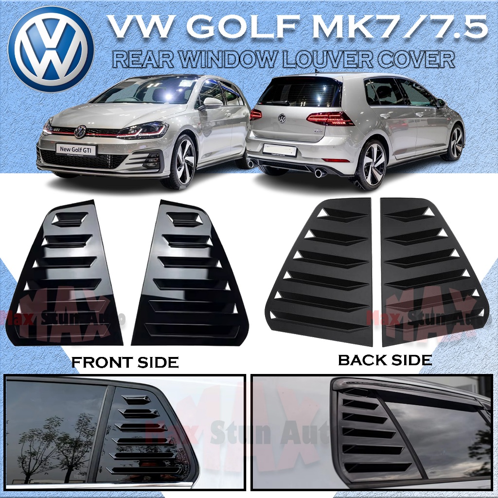 VOLKSWAGEN GOLF MK7/MK7.5 GTI R LINE R REAR WINDOW LOUVER COVER GOLF ...
