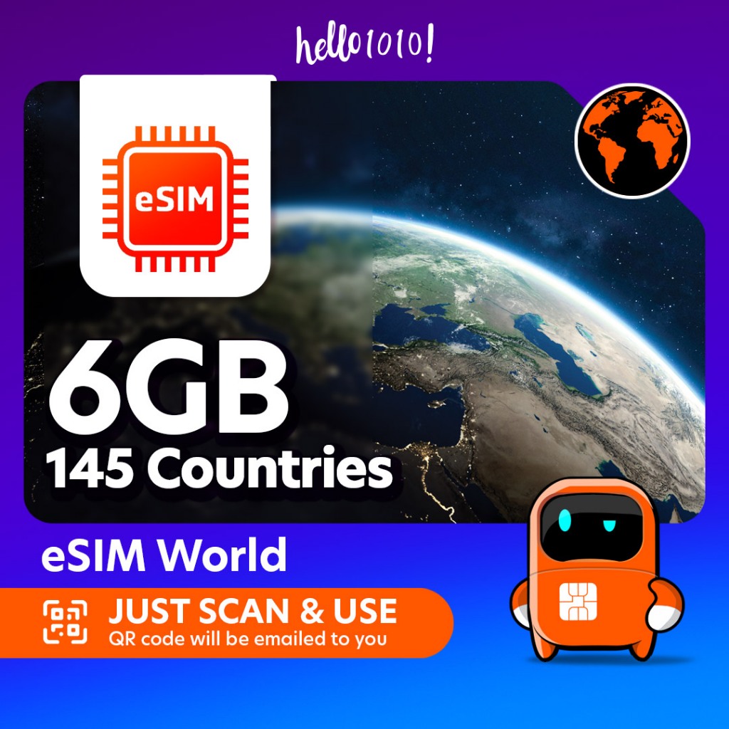 eSIM World (104 Countries) | Shopee Malaysia
