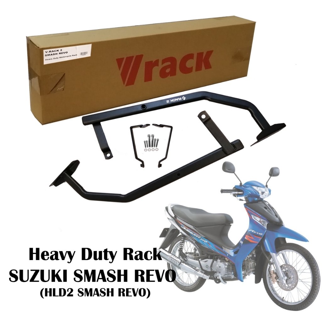 Suzuki Smash Revo 110 Heavy Duty Rack Monorack for Top Box Shopee