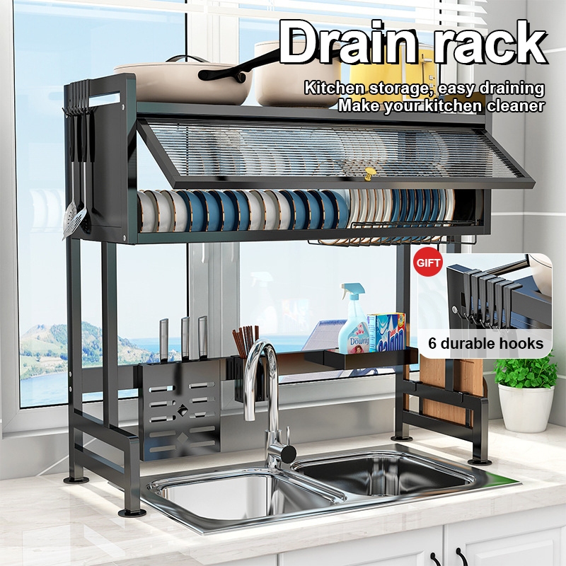 Utensil Holder Over The Sink Drying Rack ?Extra Large Dish Rack