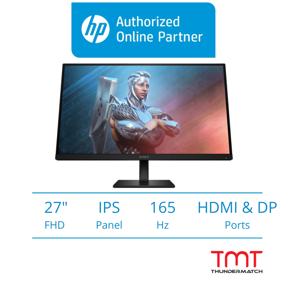 HP Omen 27 Gaming Monitor 27" 1ms 165Hz FHD (1920x1080) IPS