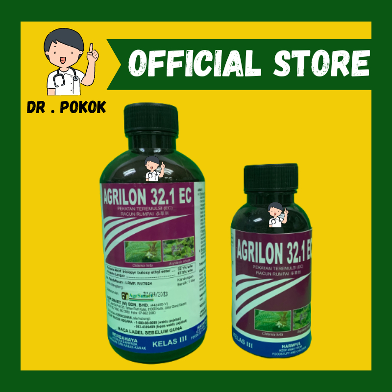 [ORIGINAL] 500ML 1L AGRILON AGR (Same Garlon /Kenlon /Ranger/Tri Ester ...