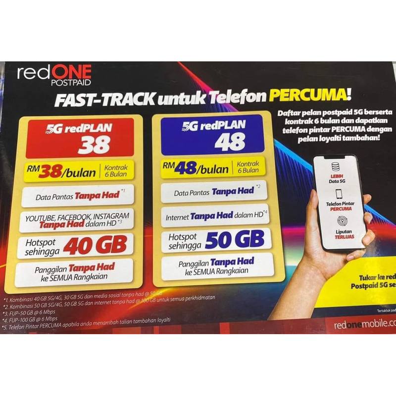 Fast Track Phone Percuma Redone ( coverage Celcom ) | Shopee Malaysia