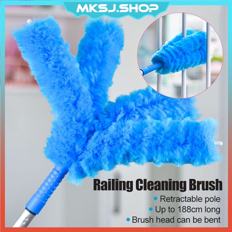 Dust Cleaning Tool Ceiling Fan Duster Long Handle Railing Brush Cleaner ...