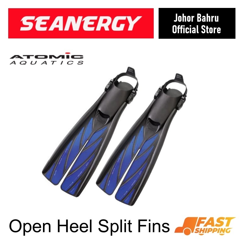 (CLEARANCE)Atomic Aquatics Open Heels Split Fins for Scuba Diving