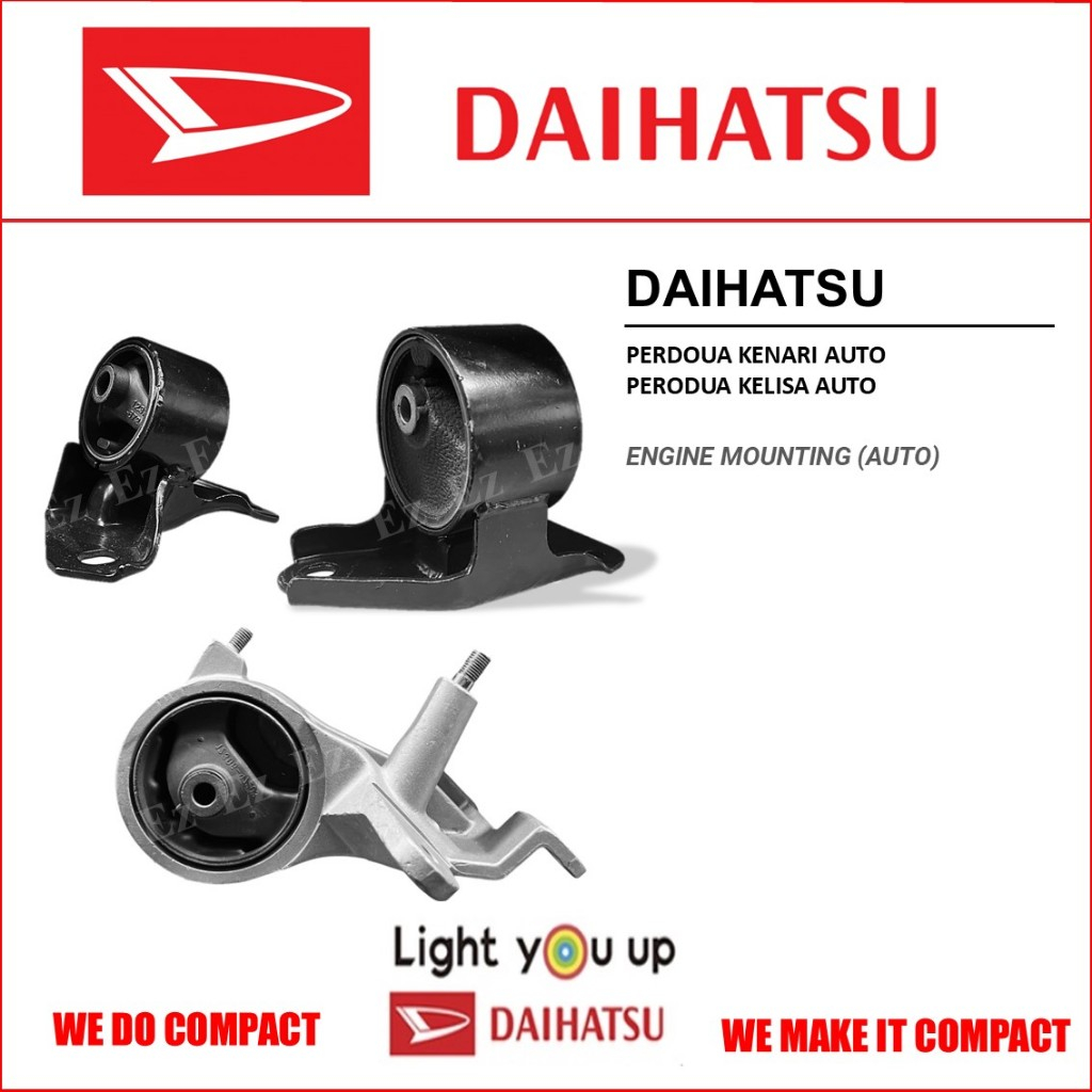 [3 IN 1] - ENGINE MOUNTING SET PERODUA KENARI KELISA AUTO MANUAL 2000 ...