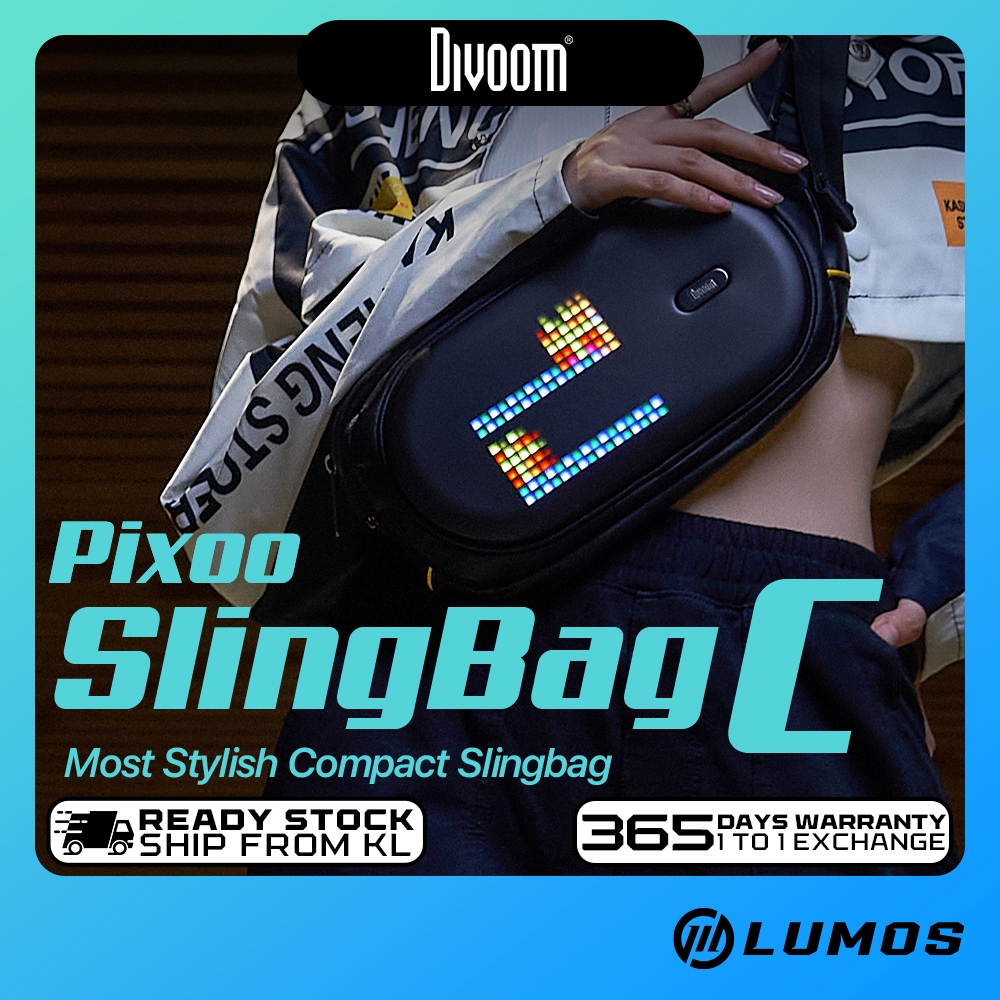 [READY STOCK] Divoom Pixoo Sling Bag C Global Version -Most Stylish ...