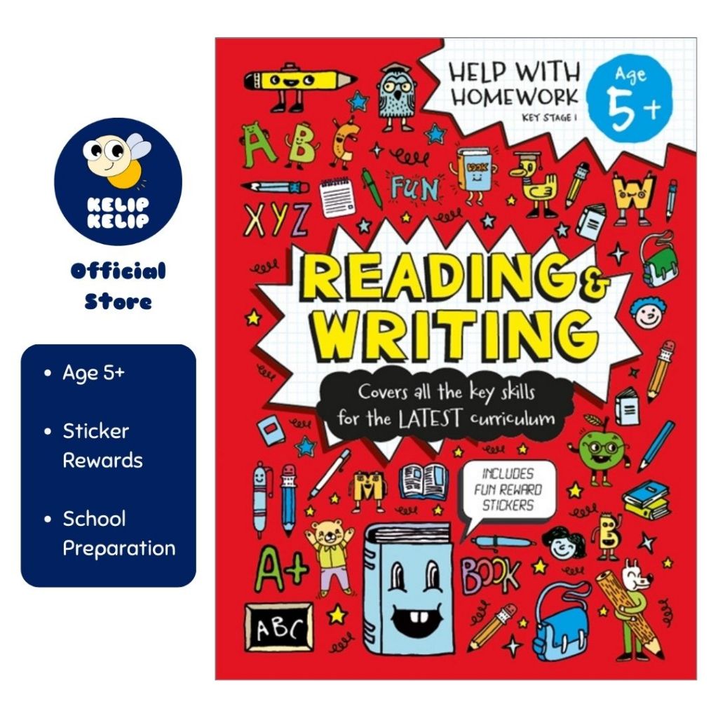 Reading & Writing Educational Workbook for Kids (Age 5+) with Fun ...