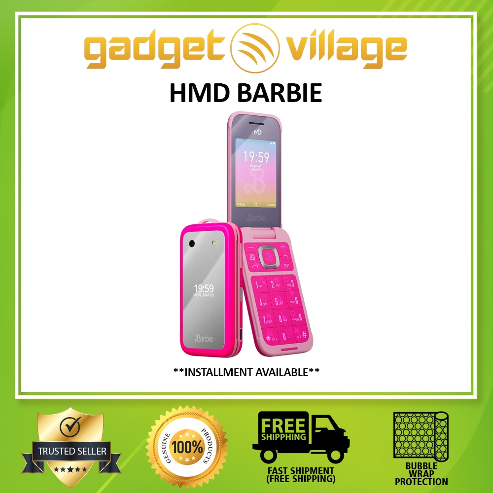 Nokia HMD Barbie 4G Feature Flip Phone Official 1 Year Nokia Malaysia