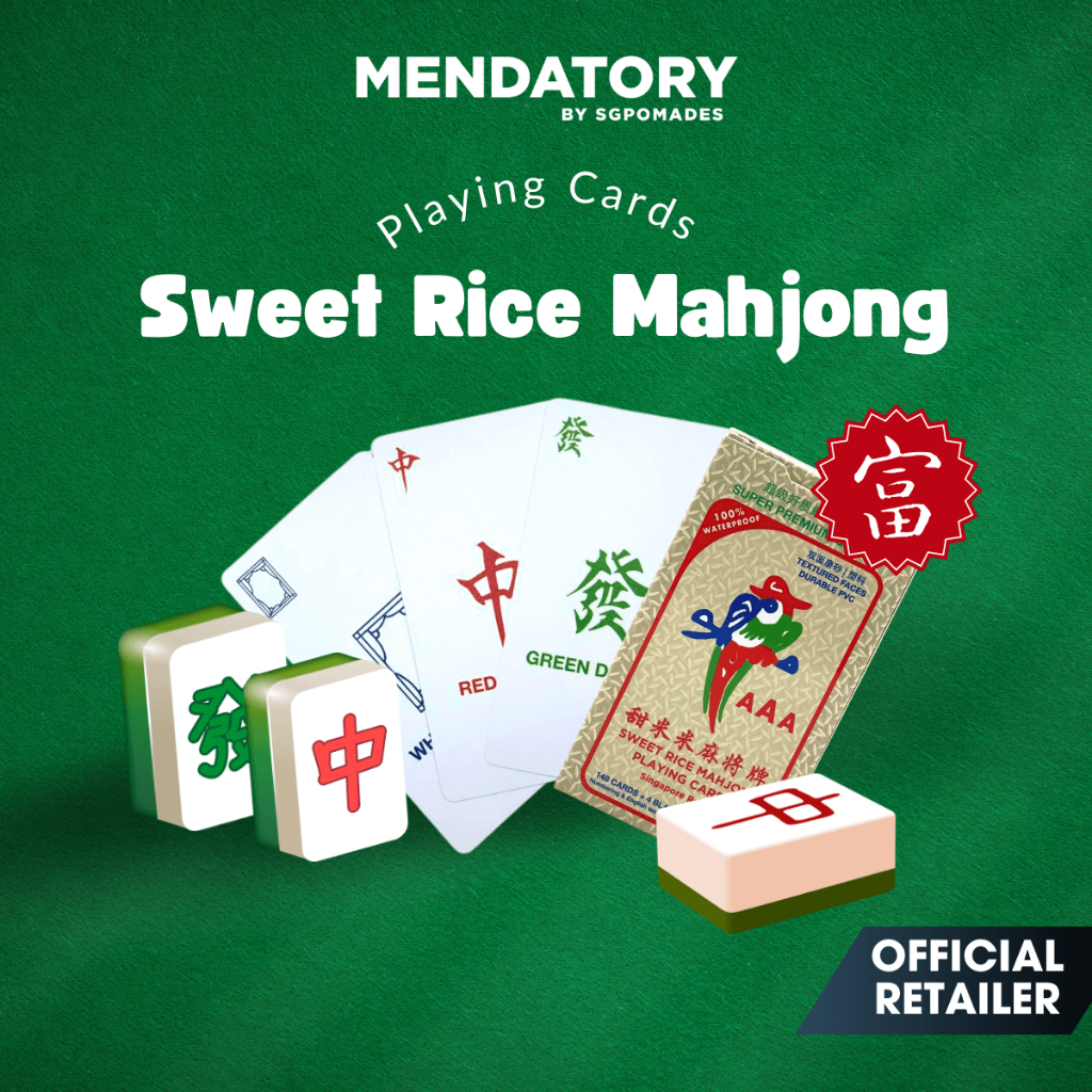 Sweet Rice Mahjong Playing Cards | Travel Friendly | Shopee Malaysia