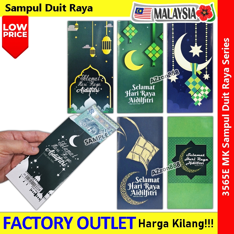 NEW Sampul Duit Raya Ang Pao Green Envelope Bag Duit Raya Selamat Hari ...