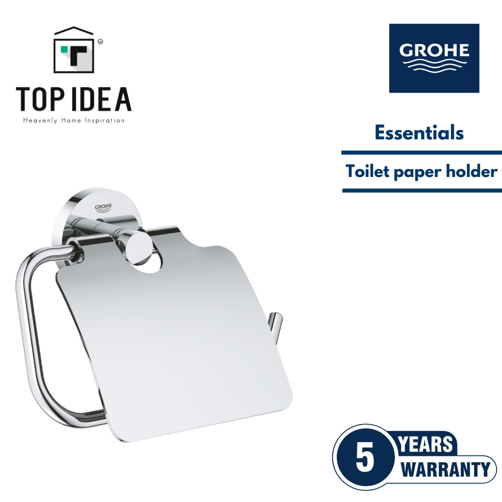 GROHE Essentials Toilet Paper Holder | 40367001 | Shopee Malaysia