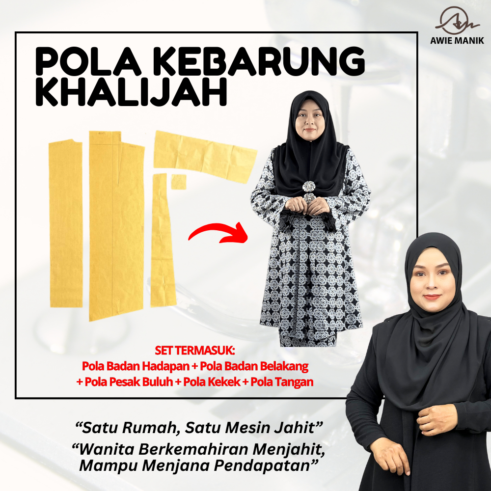[DEWASA] POLA KEBARUNG KHALIJAH AWIE MANIK | Shopee Malaysia