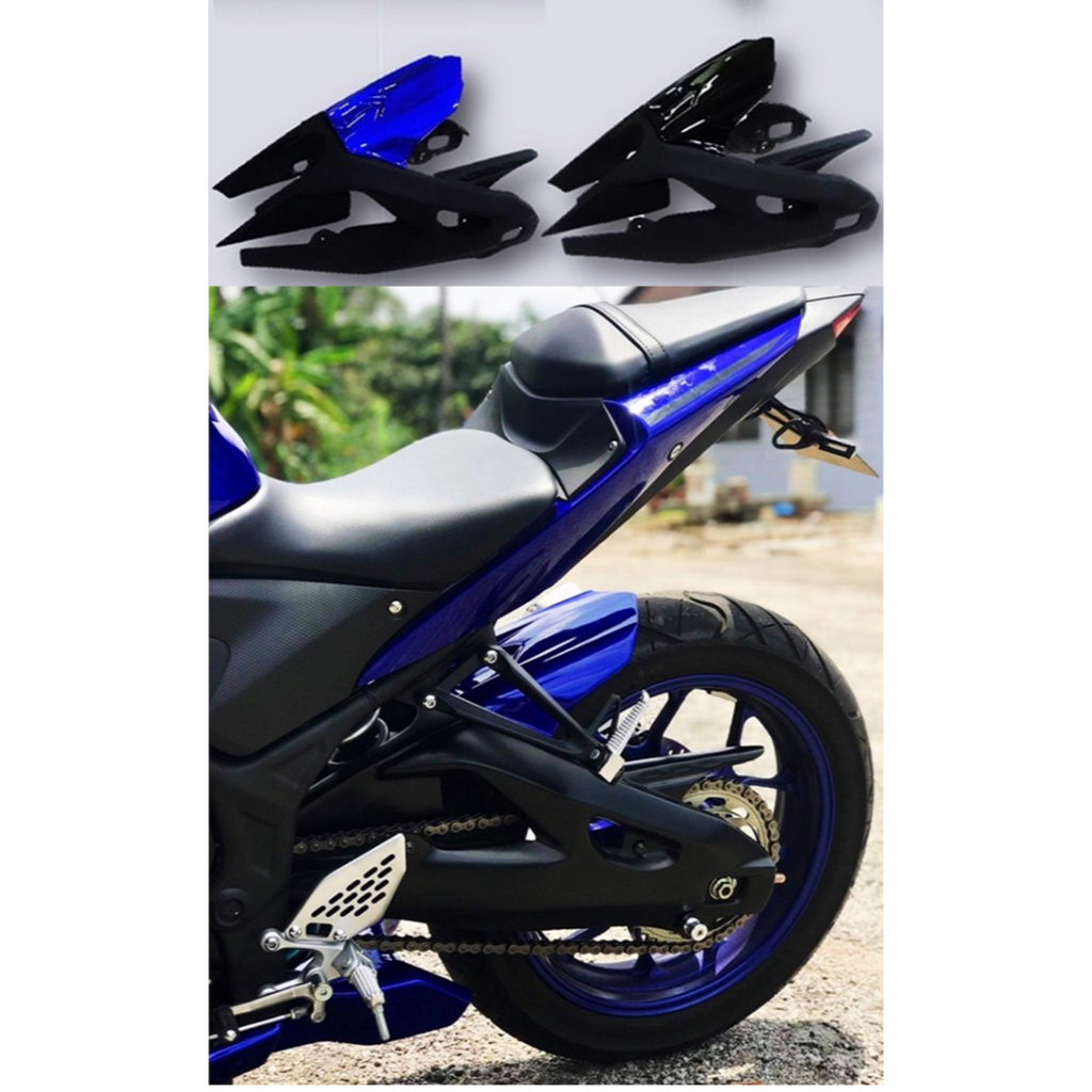 MT25 MT03 R25 V1 V2 R3 rear hugger fibre + undertail fenderless with ...