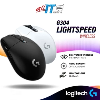 Logitech G304 Lightspeed Wireless Gaming Mouse | HERO Sensor | 12000 DPI | Lightweight | 6 Programmable Buttons