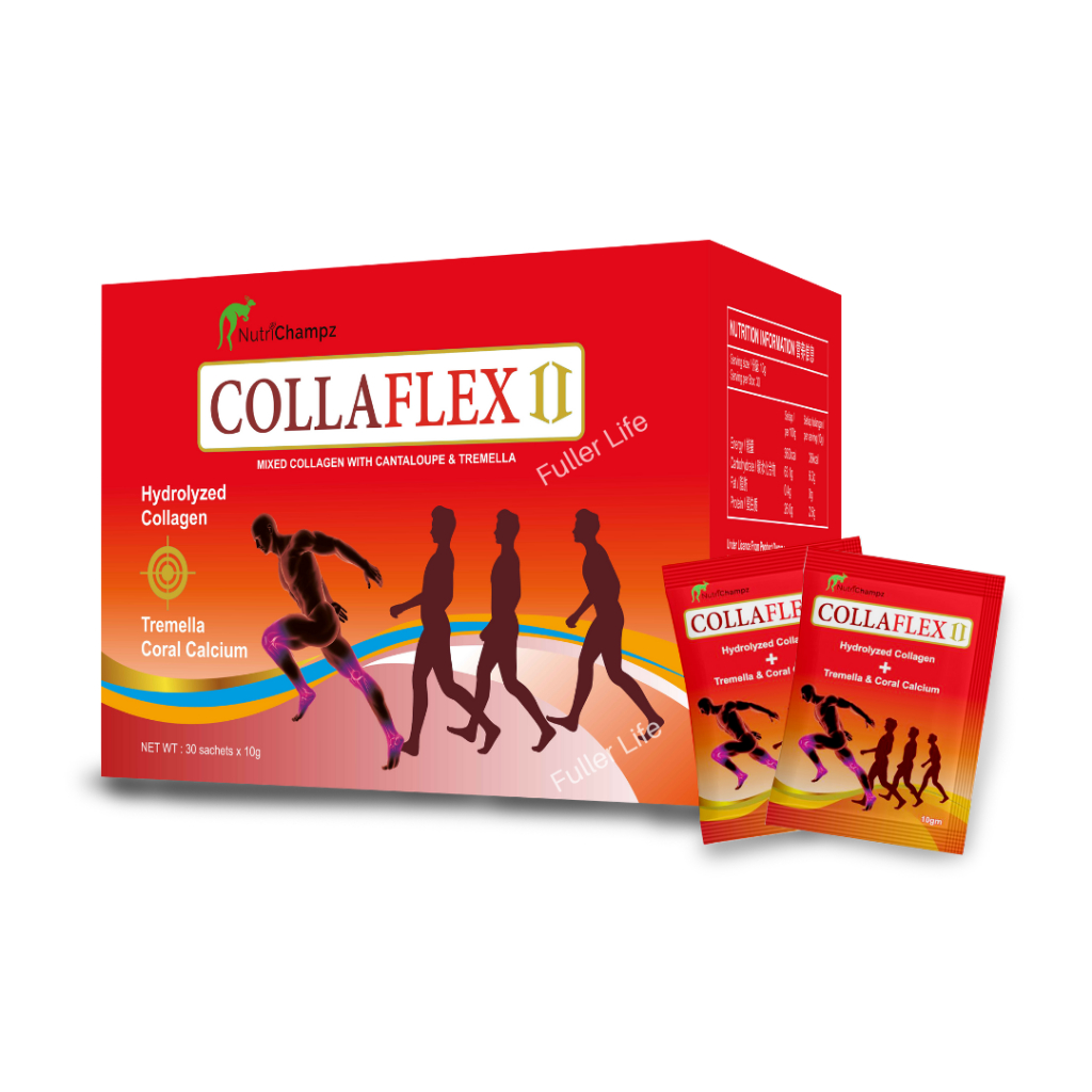 NUTRICHAMPZ CollaFlex II Mixed Hydrolyzed Collagen (30 sachet ...