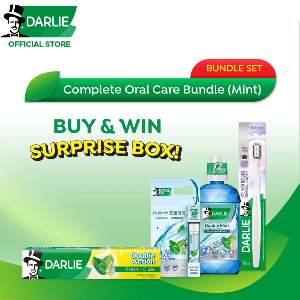 [Value Bundle] DARLIE Complete Oral Care Toothpaste Toothbrush ...