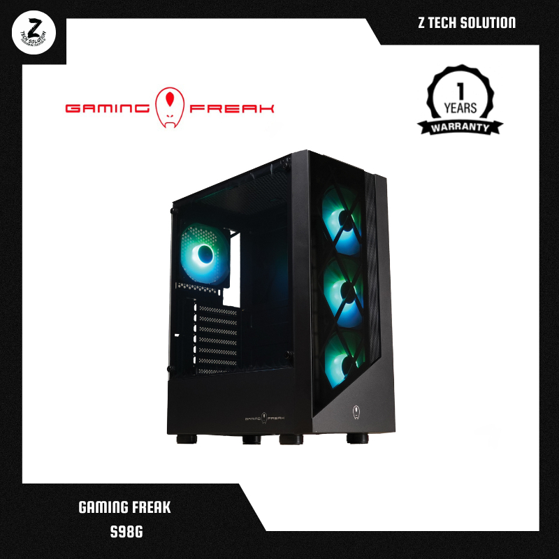 Gaming Freak S98G Premium Middle Tower Chassis | Shopee Malaysia