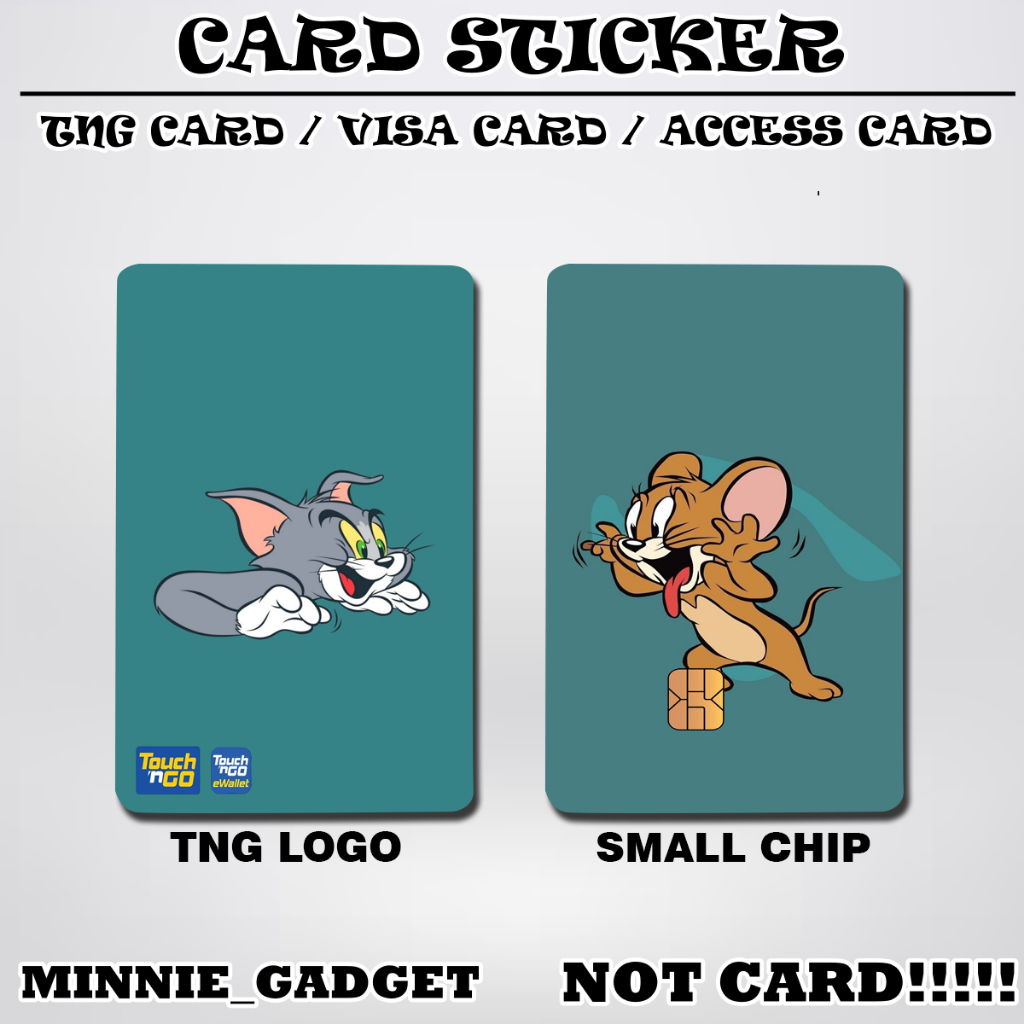 [ TOM N Jerry ] Touch n Go Card Sticker Cover TNG / MASTER / VISA ...