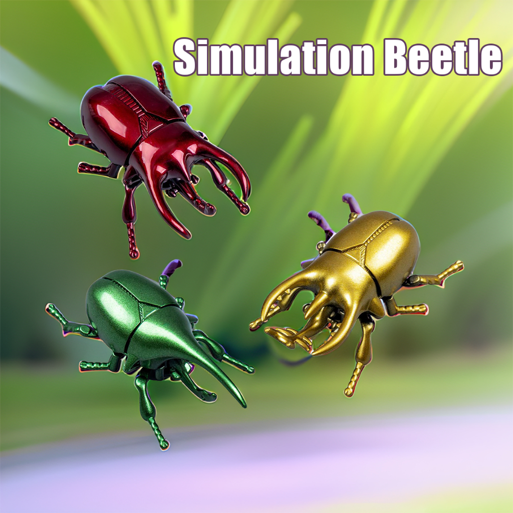 Clockwork Simulation Beetle for Children Collection Wind-up Fighting ...