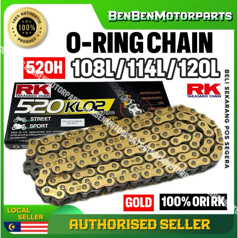 Heavy Duty Motorrad X-Ring Antriebskette 530-120 Glieder