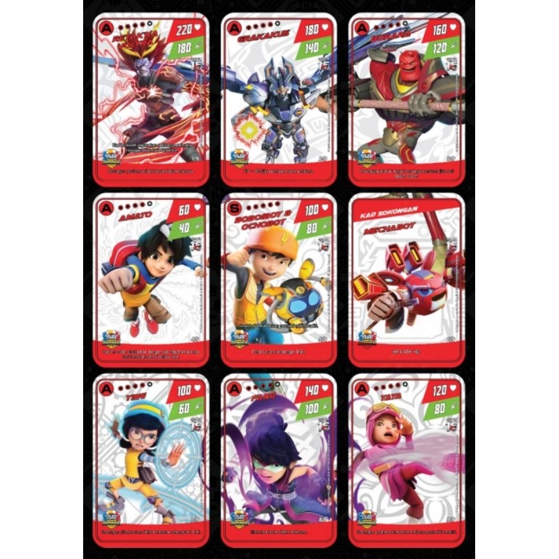 Boboiboy Monsta Galaxy Card Pek Tournament 2024-2025 | Shopee Malaysia