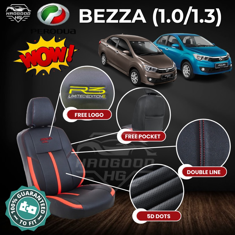 CAR ECO CUSHION COVER FOR PERODUA BEZZA (1.3/1.0) | Shopee Malaysia