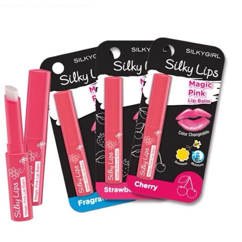 Silky Girl Lips Magic Pink Lip Balm 1.6g / Multi-Vitamin Lip Balm 1.5g ...