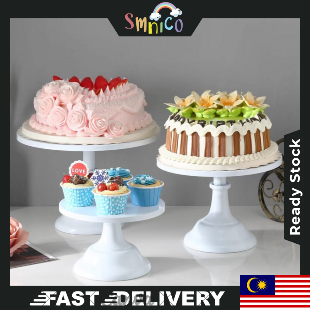 Metal Cake Stand Dessert Table Rack Round Pedestal Dessert Display Rack ...
