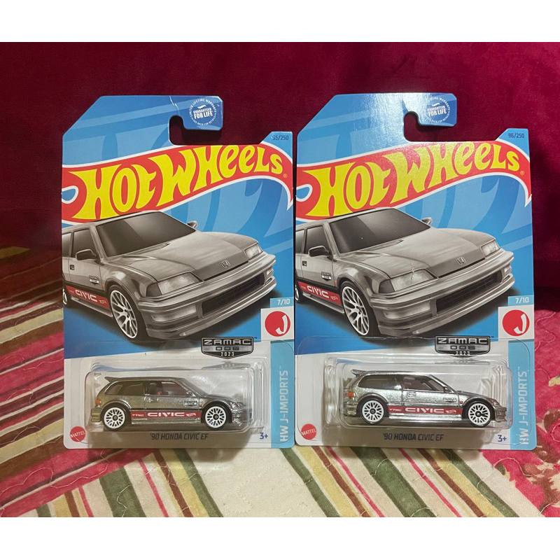 Hot Wheels Zamac '90 Honda Civic EF - Esclusiva Walmart 2023 Scala 1:64