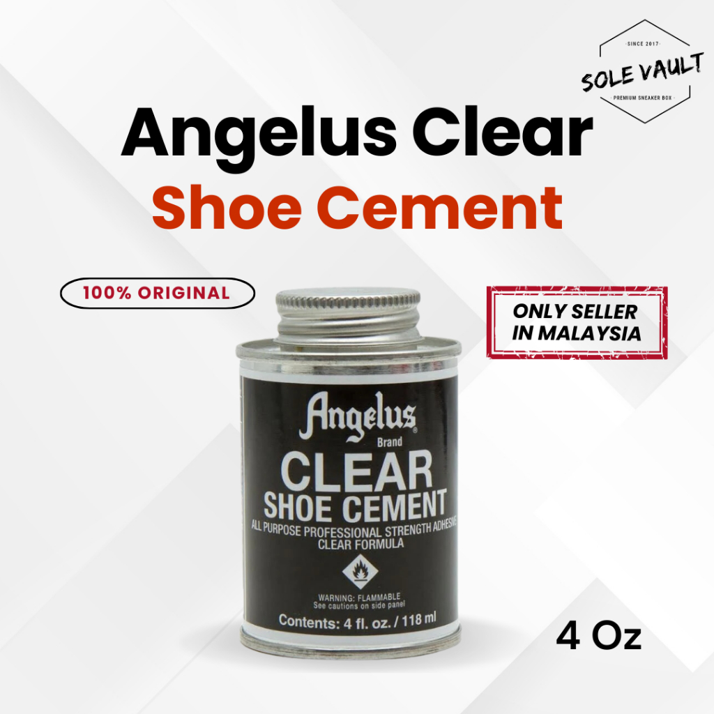 SOLEVAULT 100 Original Angelus Clear Shoe Cement Shopee Malaysia