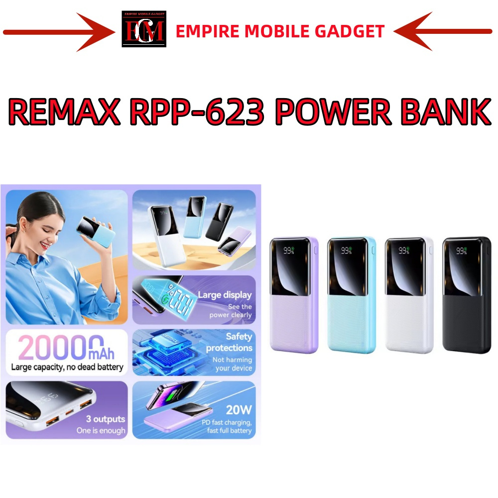 REMAX RPP-623 20000mAh / RPP-622 10000mAh CYNLLNE SERIES PD20W + QC22 ...