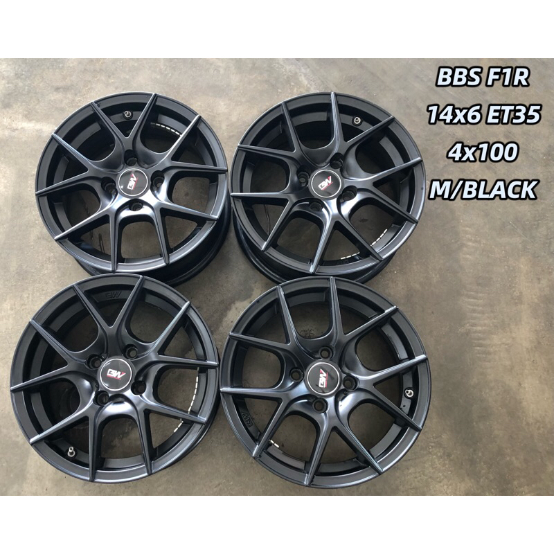 USED RIM BBS F1R 14 INCH FOR VIVA AXIA MYVI BEZZA ALZA SAGA FLX BLM ...