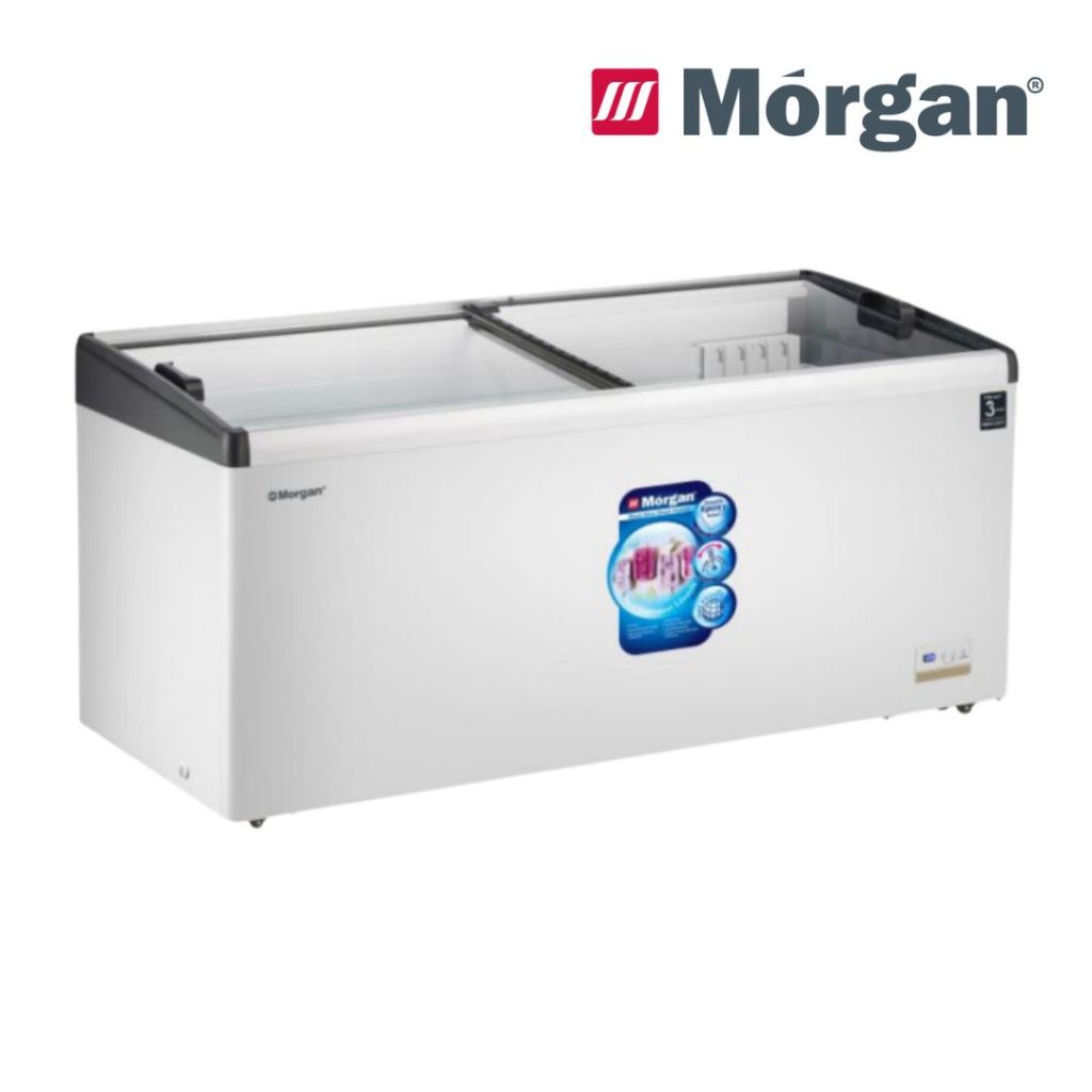 Morgan 606L Glass Door Chest Freezer R290 MCF-G606L | Shopee Malaysia