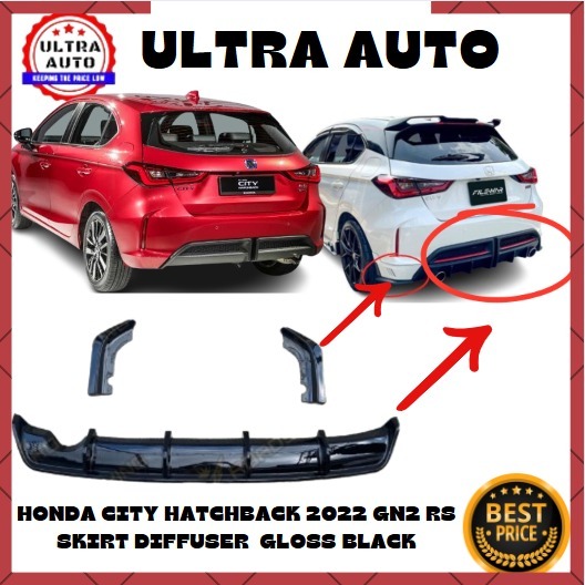 HONDA CITY HATCHBACK 2020-2022 GN2 RS BODYKIT REAR BUMPER SKIRT ...